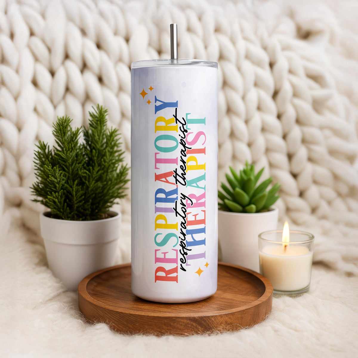 Personalized Respiratory Therapist Tumbler, Custom Respiratory Care Week Gifts