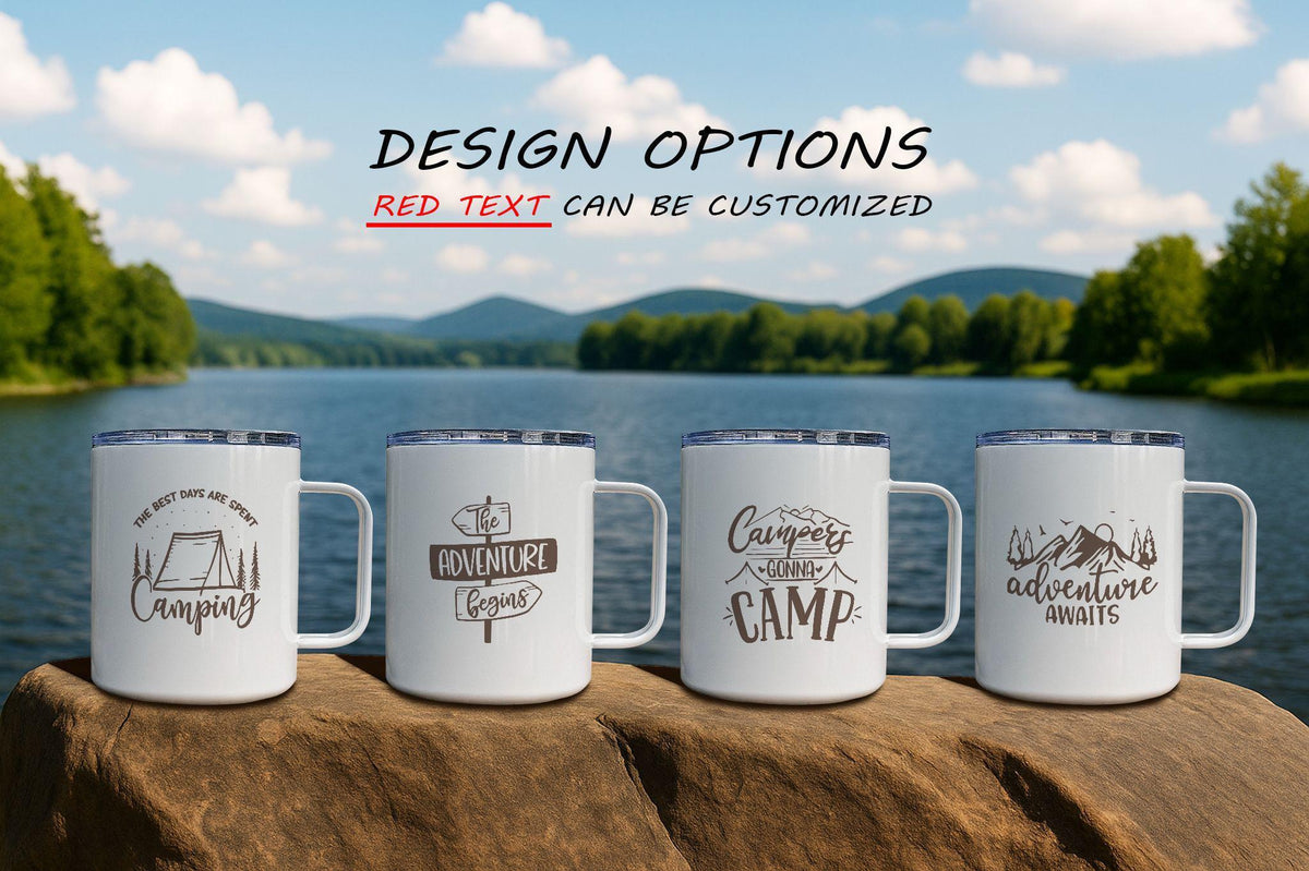The Best Days Are Spent Camping Mug, Custom Camping Mug, Custom Coffee Cup, Camping Lover Gift