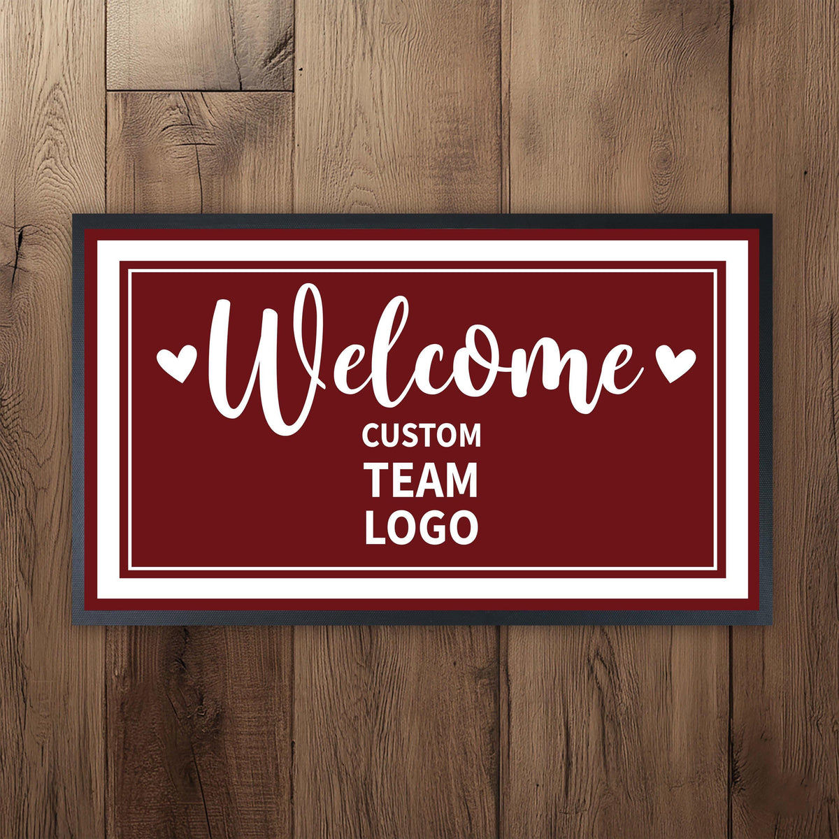 Custom Welcome Logo Entry Doormat, Custom Business Logo Door Mat