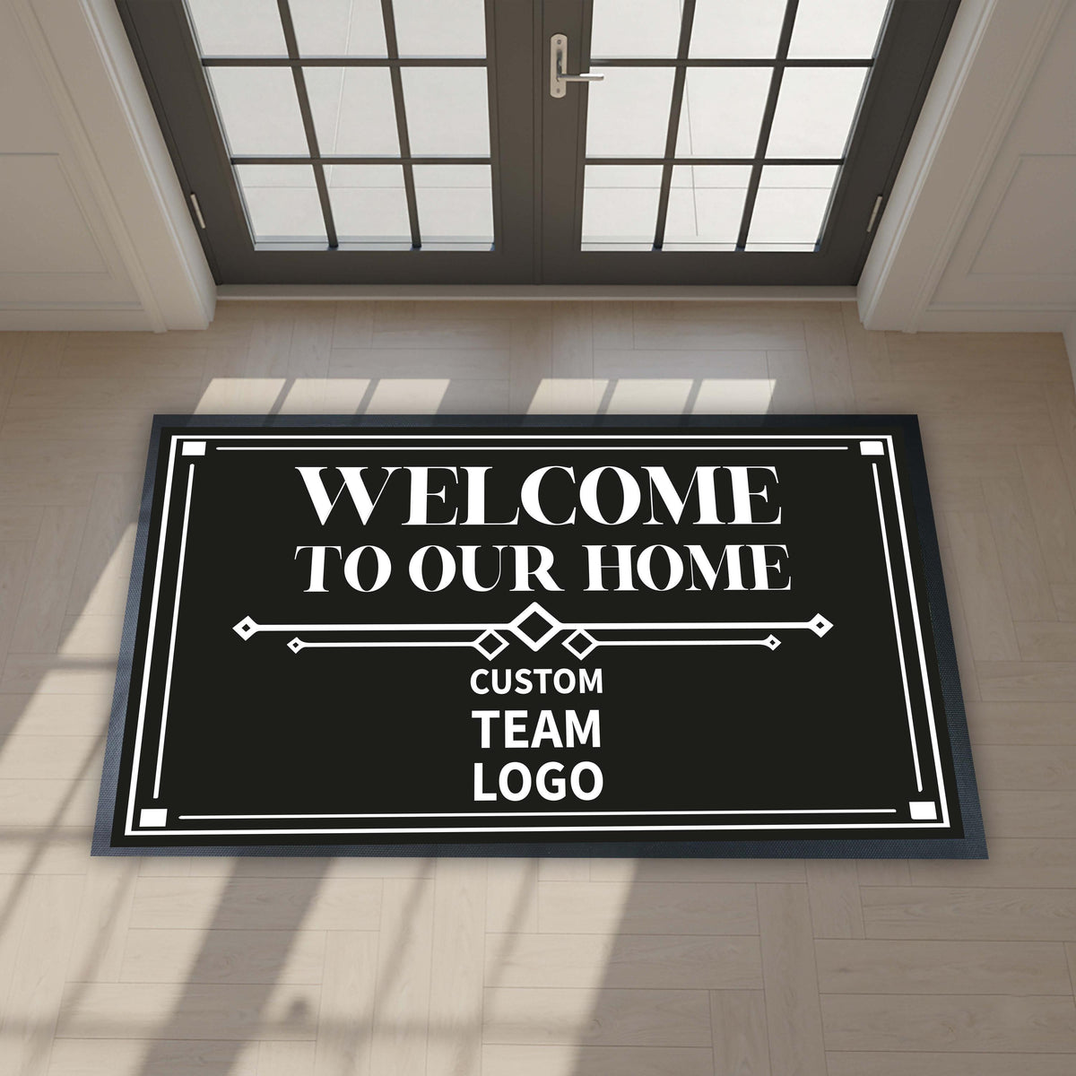 Custom Welcome Logo Entry Doormat, Custom Business Logo Door Mat