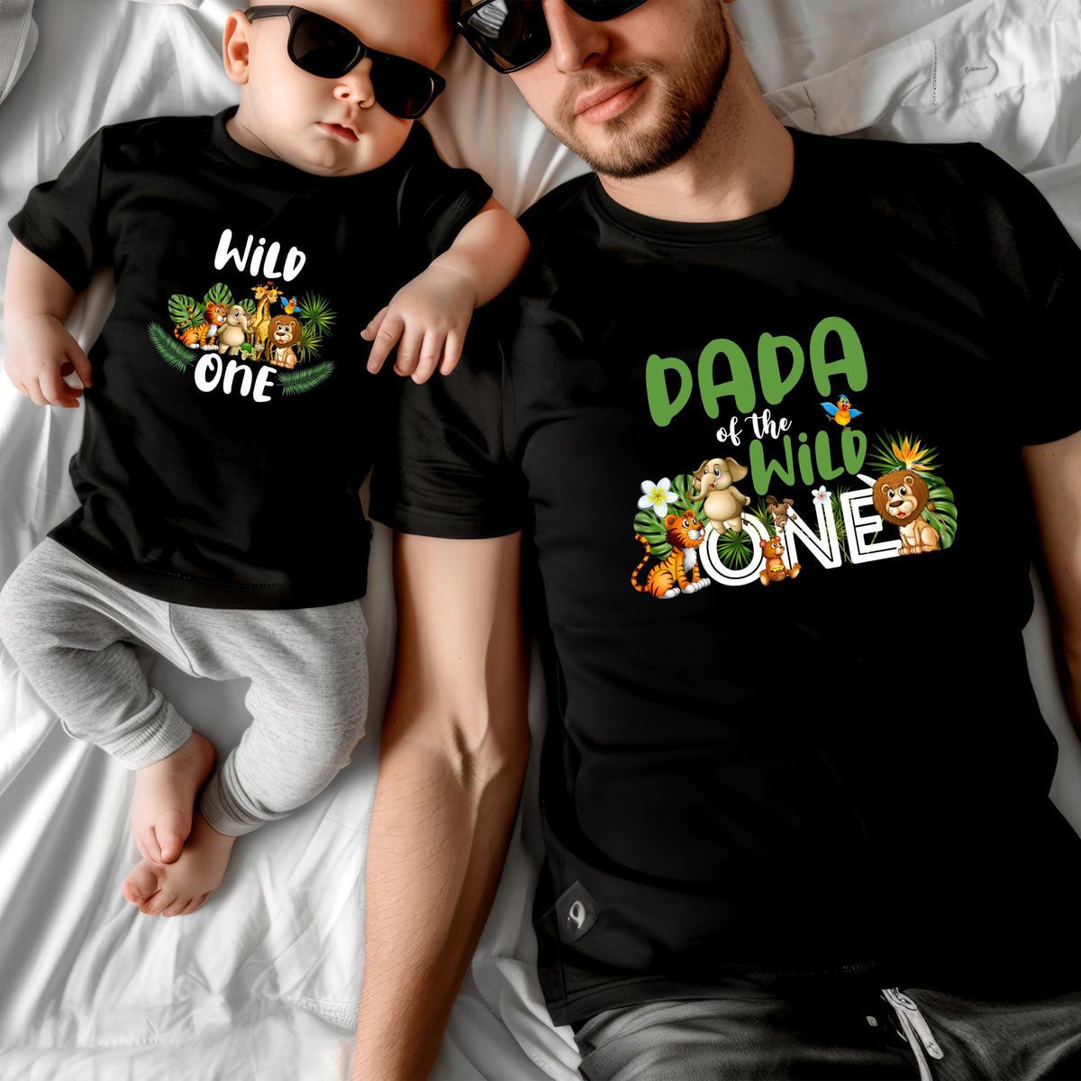 Wild One Family Shirt, Custom 1st Birthday T-shirt, Mama & Dada Birthday Tee