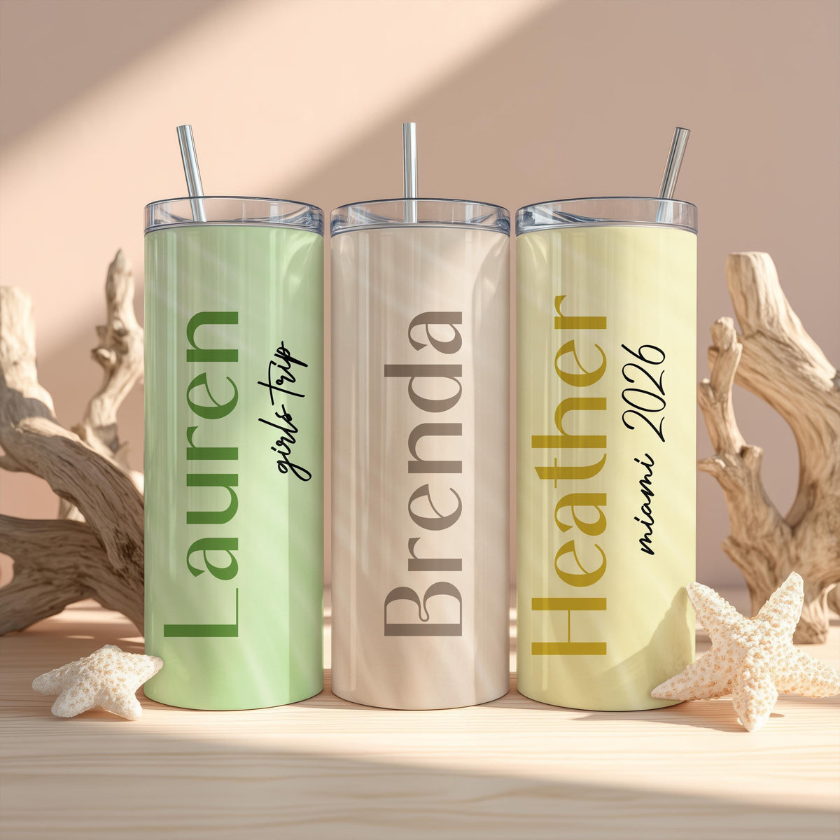 Personalized Bridesmaid Tumbler, Bachelorette Party Family Matching Drinkware