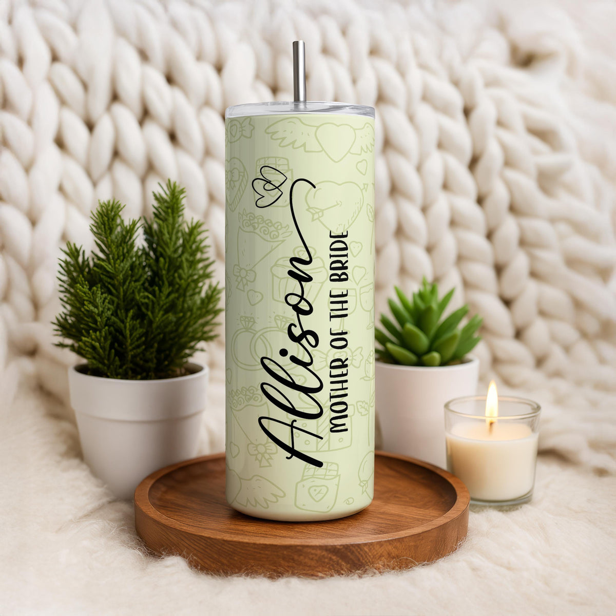 Custom Bachelorette Tumbler, Bridesmaid Tumbler, Personalized Bride Cup, Family Wedding Tumbler