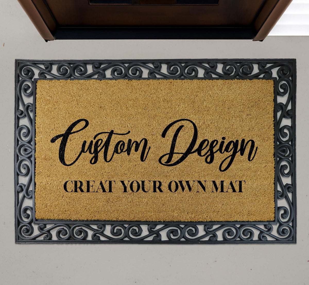 Personalized Family Name Welcome Mat, Custom Door Mat, Custom Home Entrance Rug, New Home Gifts