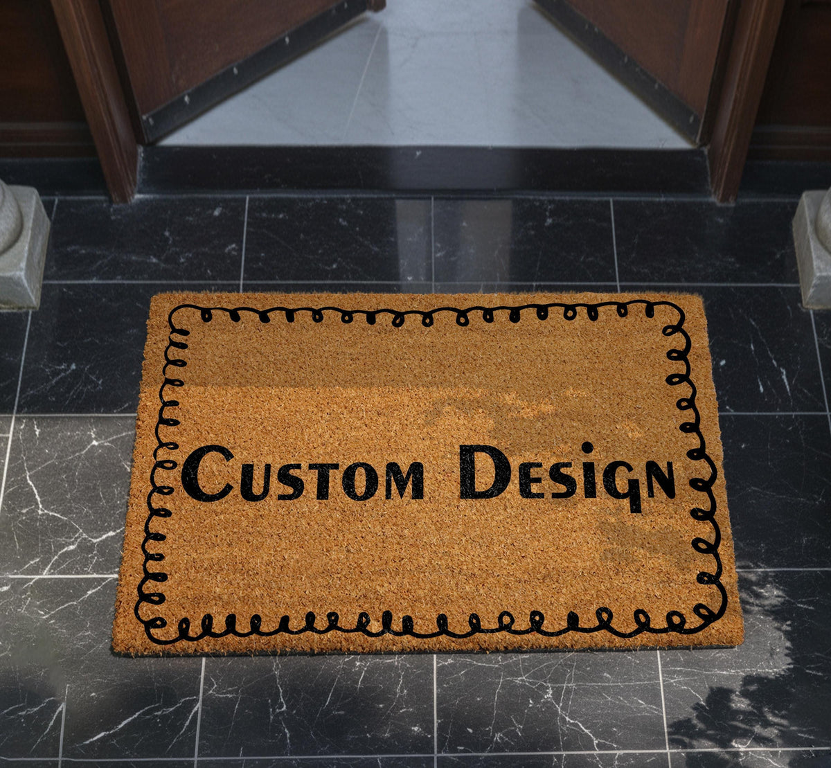 Personalized Family Name Welcome Mat, Custom Door Mat, Custom Home Entrance Rug, New Home Gifts