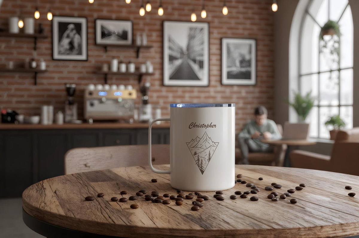 Custom Camping Mug, Personalized Nature Lover Coffee Mug, Hiking Team Mug, Bear Camp Cup