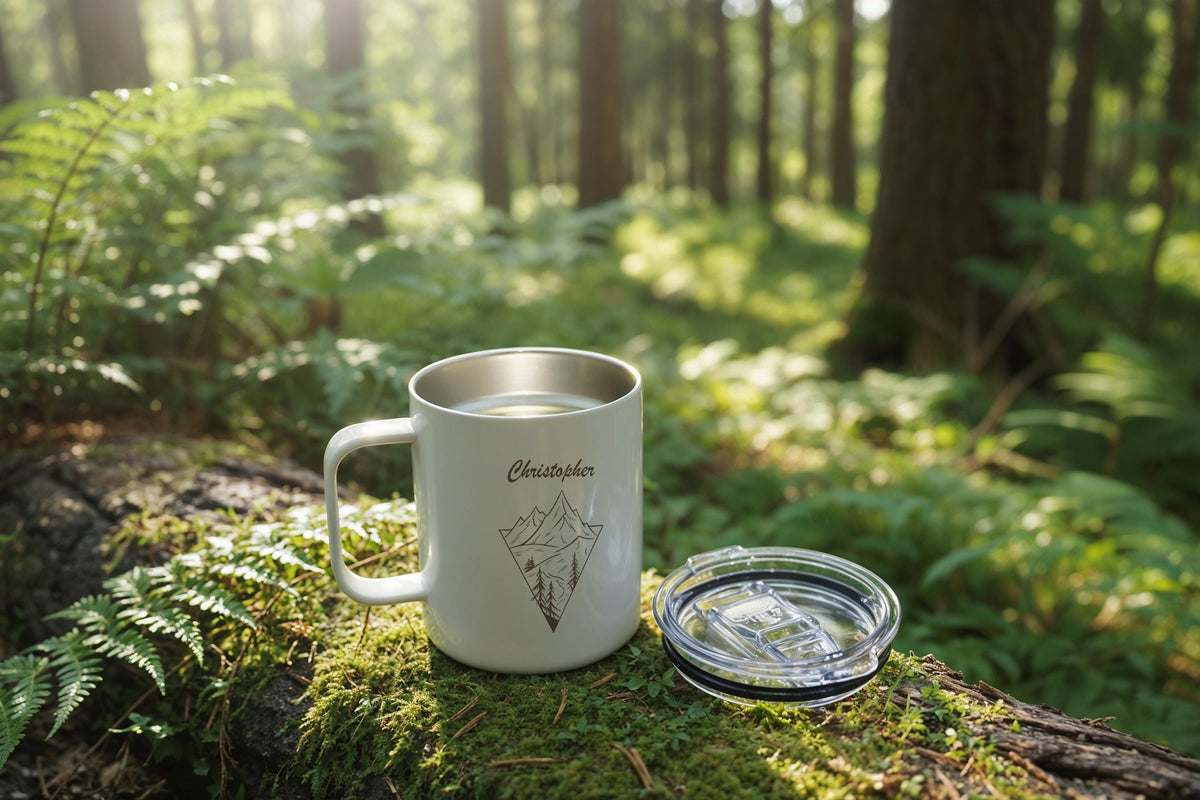 Custom Camping Mug, Personalized Nature Lover Coffee Mug, Hiking Team Mug, Bear Camp Cup