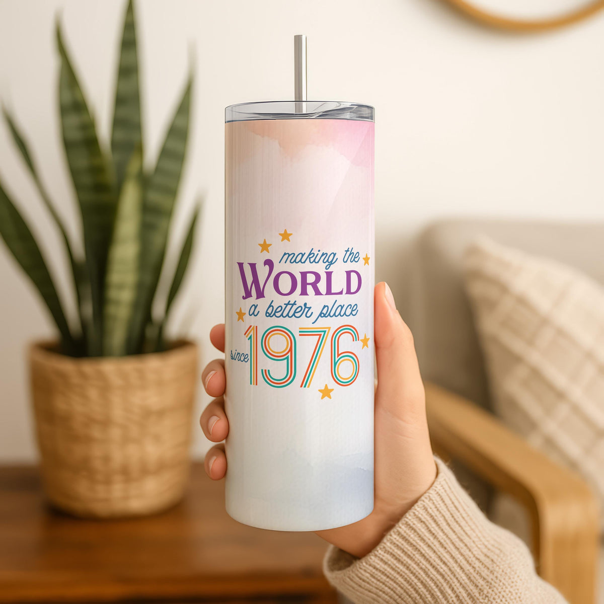 50 and Fabulous Tumbler, Making The World a Better Place Since 1976 Tumbler