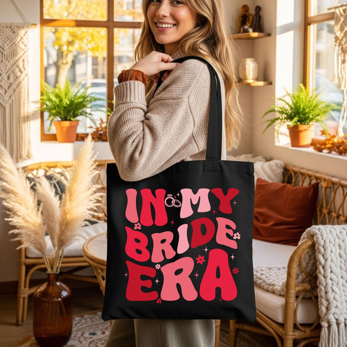 Bride Tote Bag, Bridal Party Canvas Bag, Bachelorette Tote Bag, Bride Canvas Bag, Bridesmaid Proposal Gift
