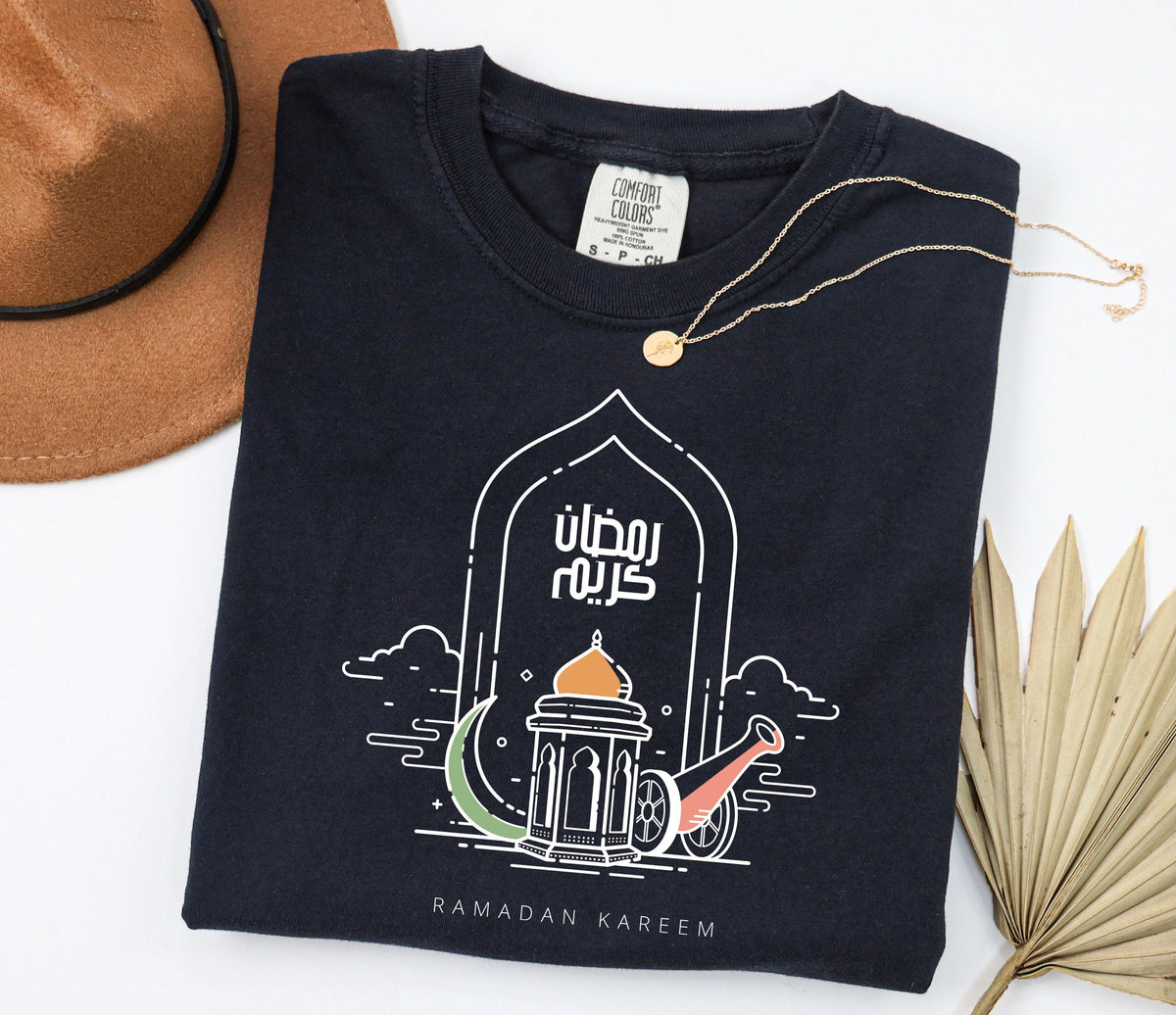 Comfort Colors® Ramadan Kareem Shirt, Ramadan Mubarak T-Shirt, Eid Mubarak Tee, Family Ramadan Gift