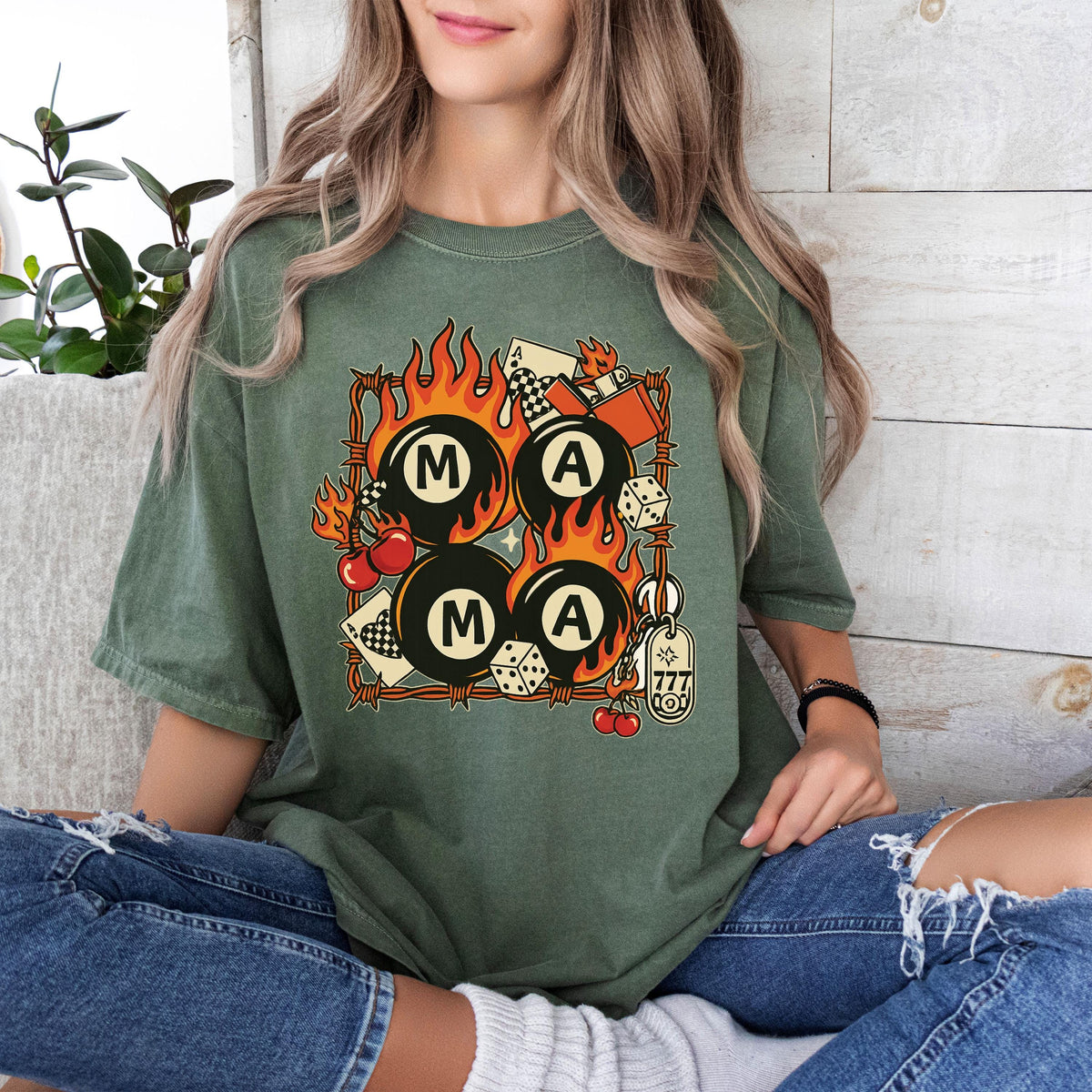 Comfort Colors® Western Mama Shirt, Mother's Day Gift T-Shirt, Country Mom Tee, Western Mama Crewneck