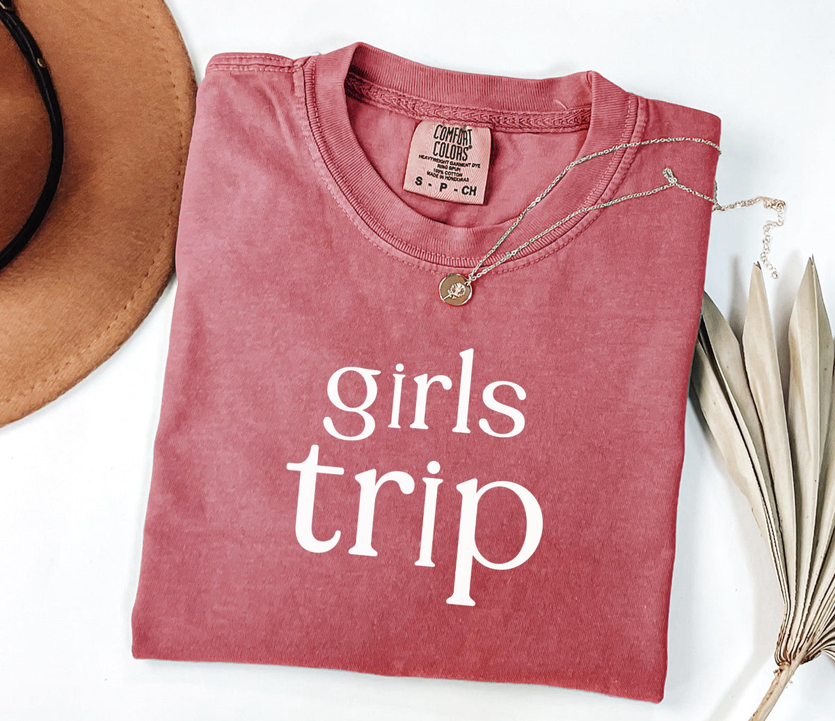 Comfort Colors® Girls Trip Shirt, Girls Weekend Shirt, Girls Night Out Shirt, Women Vacation Matching Shirt, Girls Holiday Long Sleeve Shirt