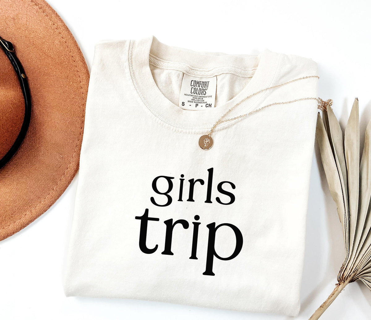 Comfort Colors® Girls Trip Shirt, Girls Weekend Shirt, Girls Night Out Shirt, Women Vacation Matching Shirt, Girls Holiday Long Sleeve Shirt