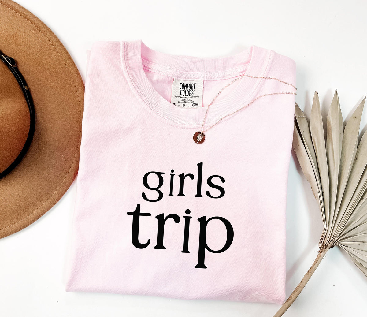 Comfort Colors® Girls Trip Shirt, Girls Weekend Shirt, Girls Night Out Shirt, Women Vacation Matching Shirt, Girls Holiday Long Sleeve Shirt