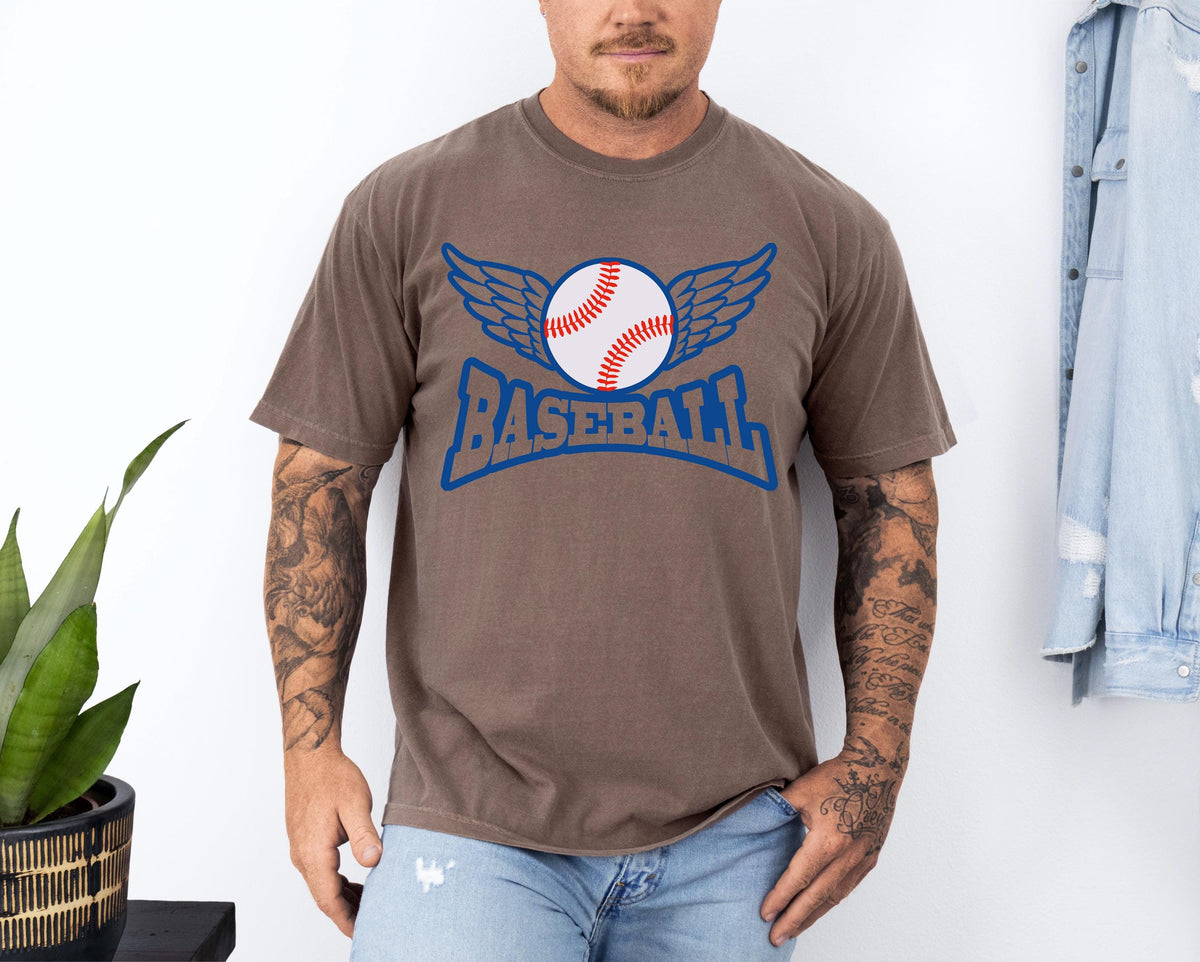 Comfort Colors® Baseball Fan Shirt, Baseball Player T-shirt, Sport Team Long Sleeve, Baseball Lover Gift Tee, Baseball Season Crewneck