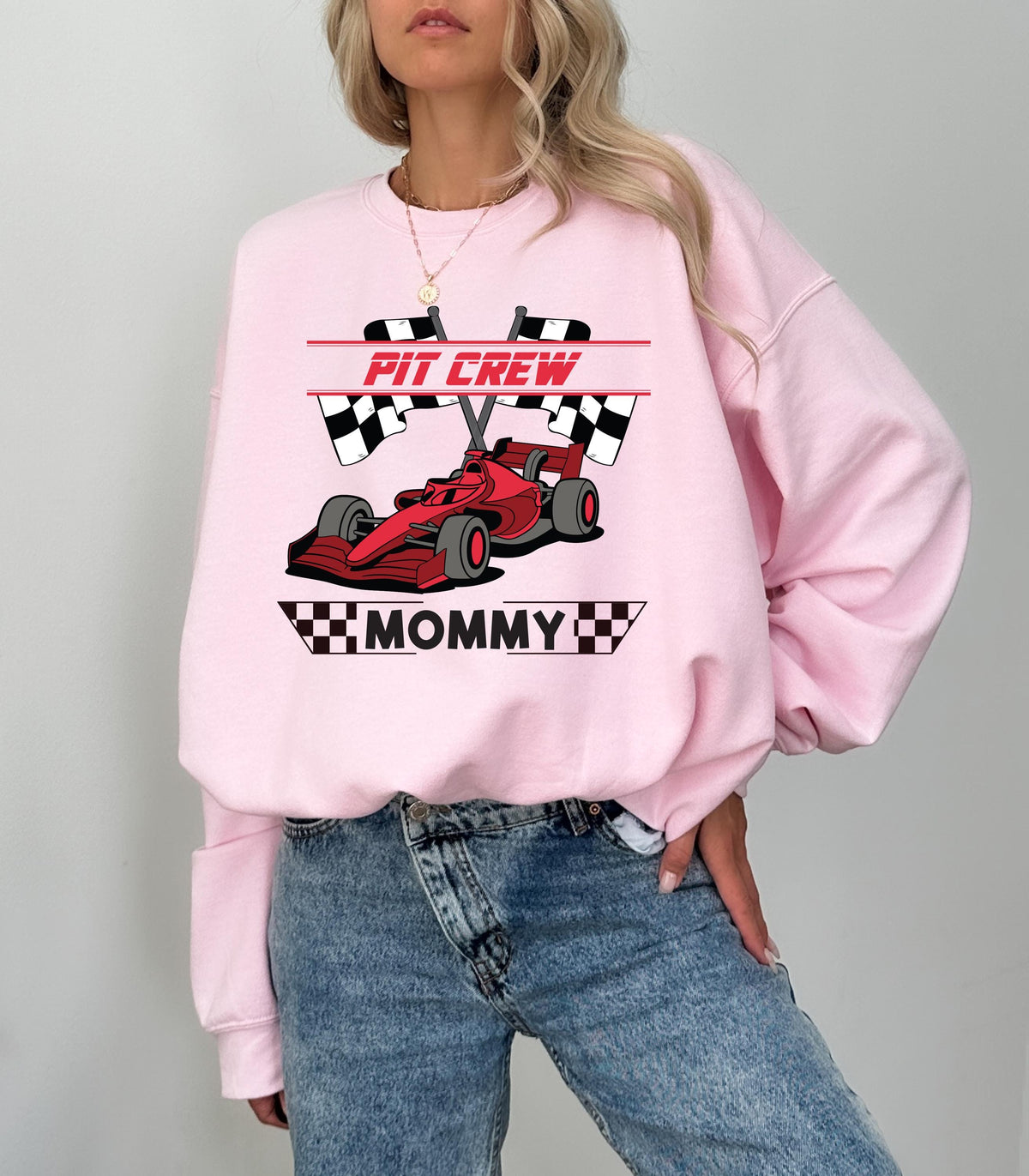 Pit Crew Family Birthday T-Shirt, Race Car Birthday Tee, Car Party Matching Sweatshirt, Custom Racing Car Birthday Gift, Racing Birthday Boy