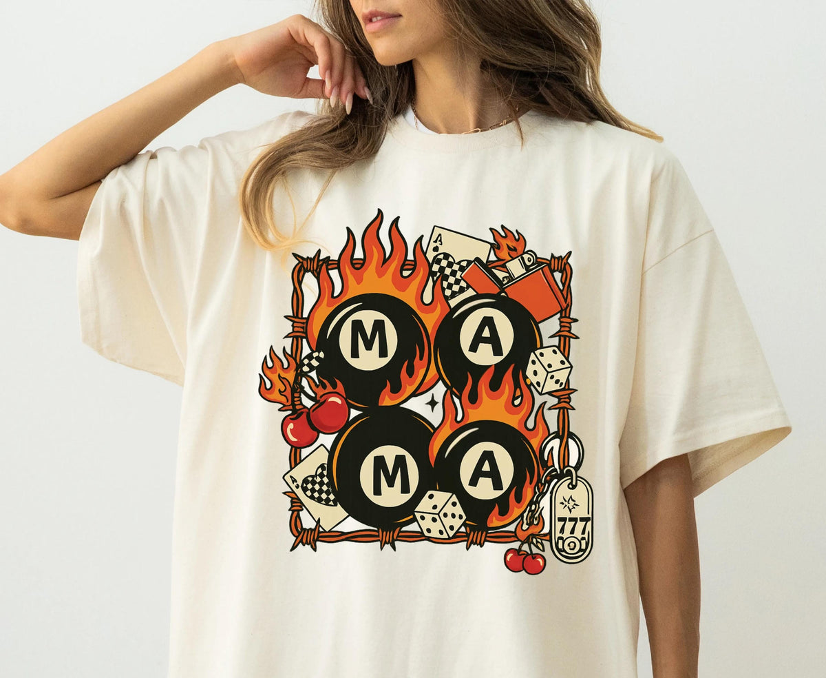 Comfort Colors® Western Mama Shirt, Mother's Day Gift T-Shirt, Country Mom Tee, Western Mama Crewneck