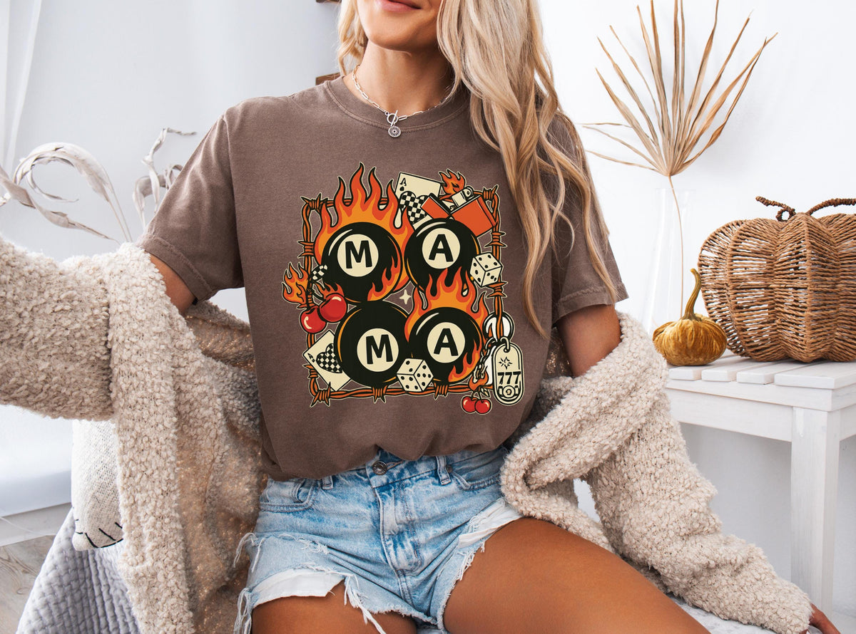 Comfort Colors® Western Mama Shirt, Mother's Day Gift T-Shirt, Country Mom Tee, Western Mama Crewneck
