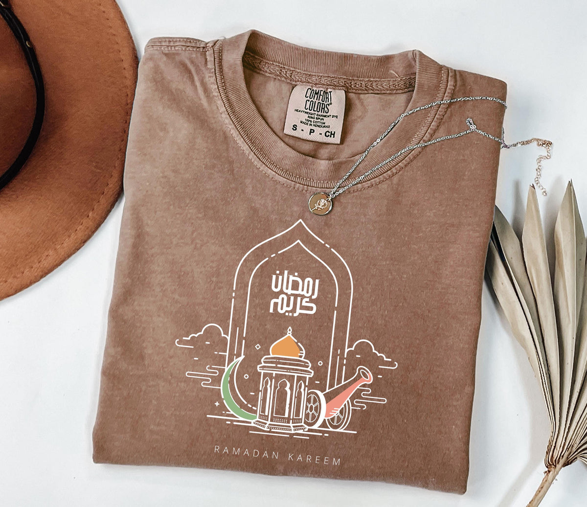 Comfort Colors® Ramadan Kareem Shirt, Ramadan Mubarak T-Shirt, Eid Mubarak Tee, Family Ramadan Gift