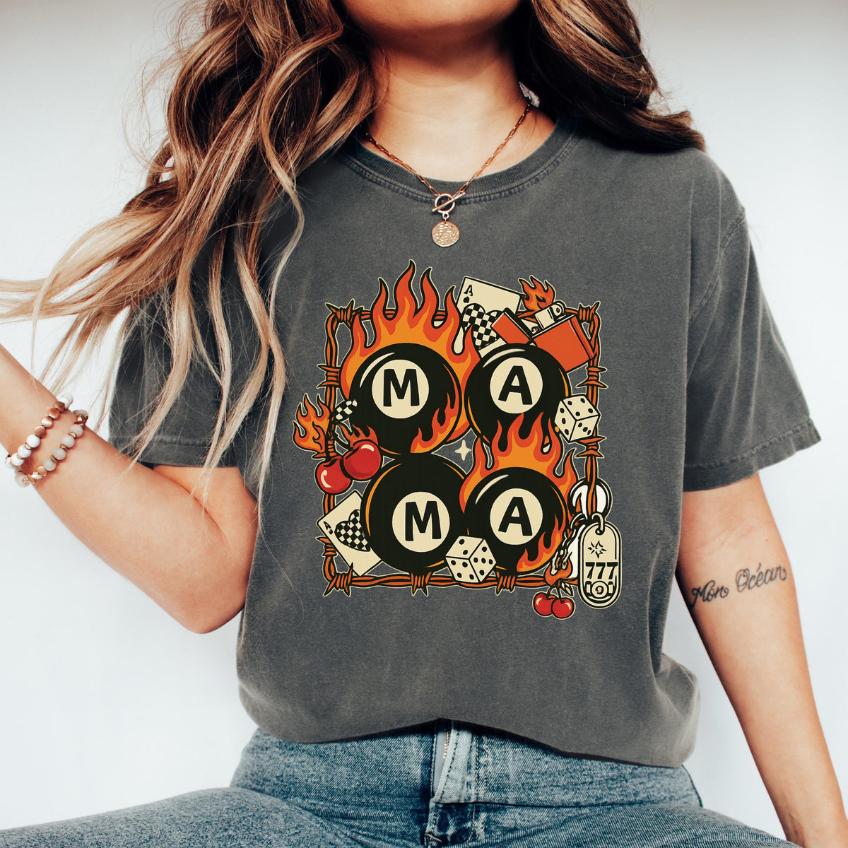 Comfort Colors® Western Mama Shirt, Mother's Day Gift T-Shirt, Country Mom Tee, Western Mama Crewneck