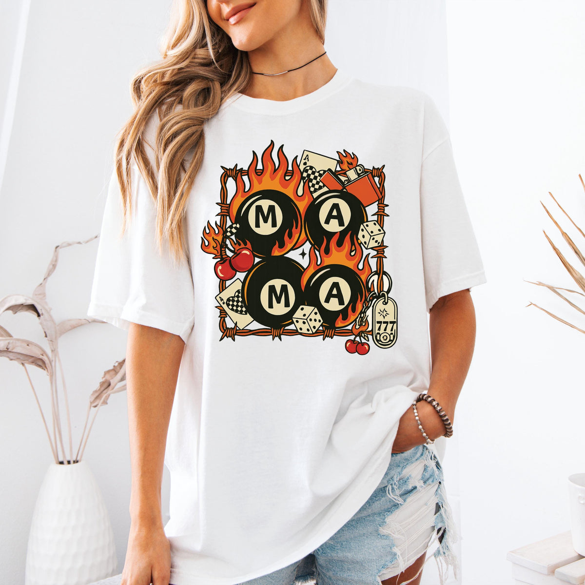 Comfort Colors® Western Mama Shirt, Mother's Day Gift T-Shirt, Country Mom Tee, Western Mama Crewneck