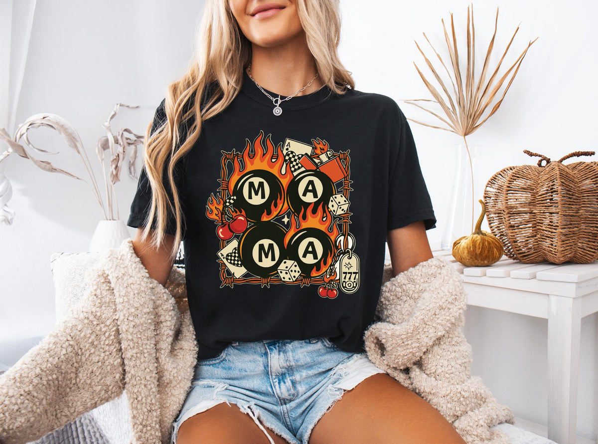 Comfort Colors® Western Mama Shirt, Mother's Day Gift T-Shirt, Country Mom Tee, Western Mama Crewneck
