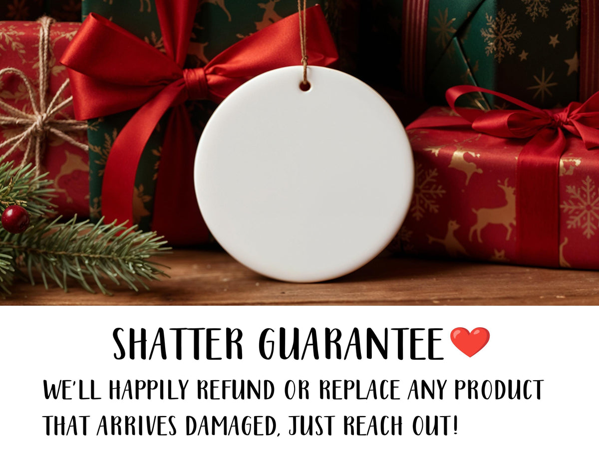 Personalized Engagement Ornament, Couple Names Floral Wreath Keepsake