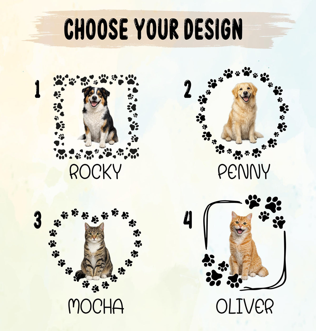 Custom Pet Photo Glass Tumbler, Personalized Cat Dog Coffee Cup
