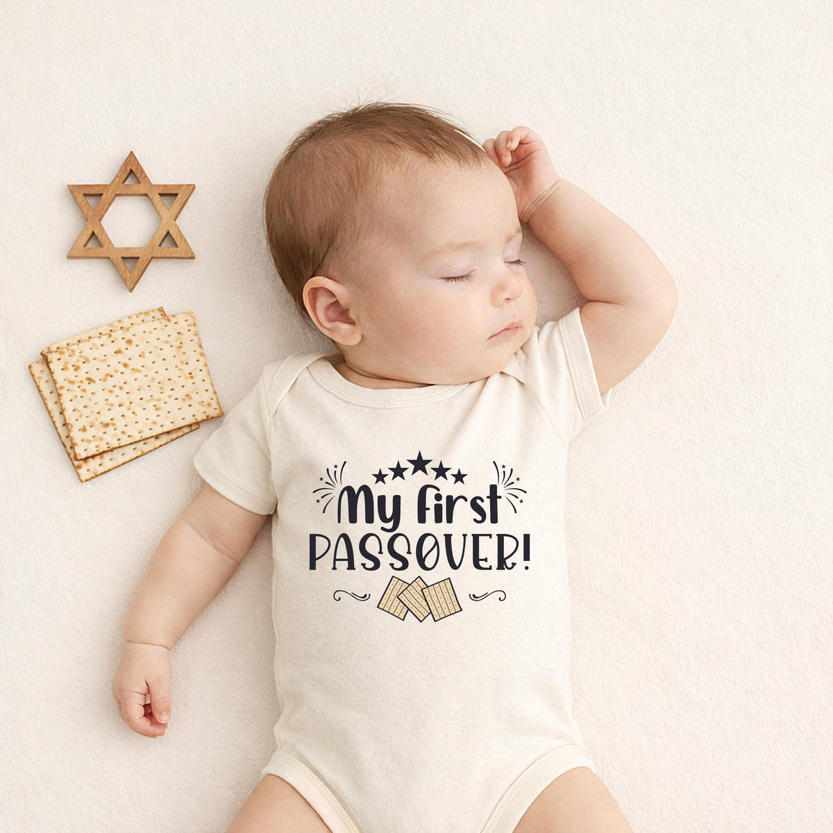 My First Passover Baby Bodysuit, Jewish Baby Shirt, Passover Afikoman Toddler Gift Tee