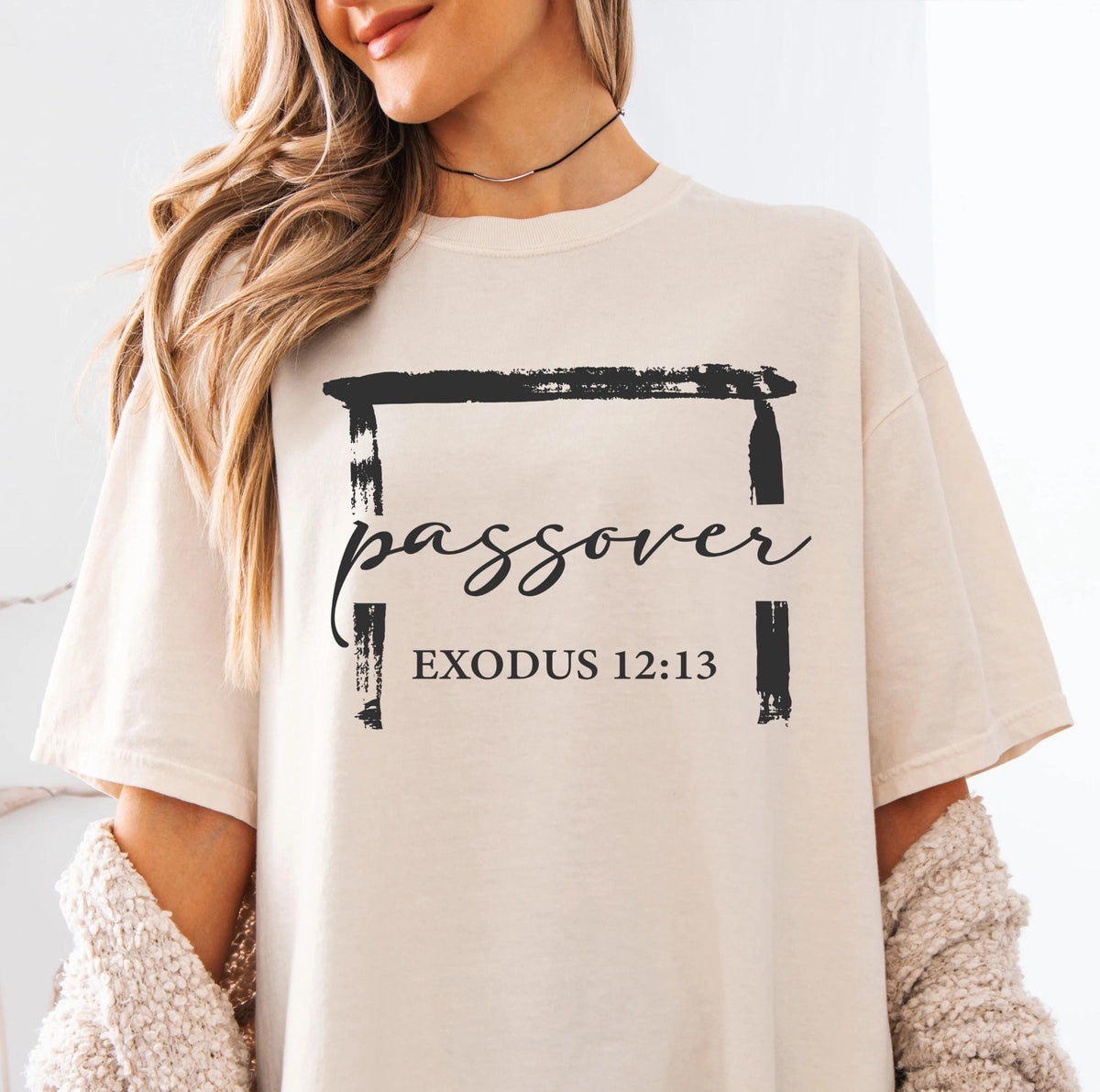 Comfort Colors® Passover Exodus 12:13 Shirt, Passover Pesach Gift Tee
