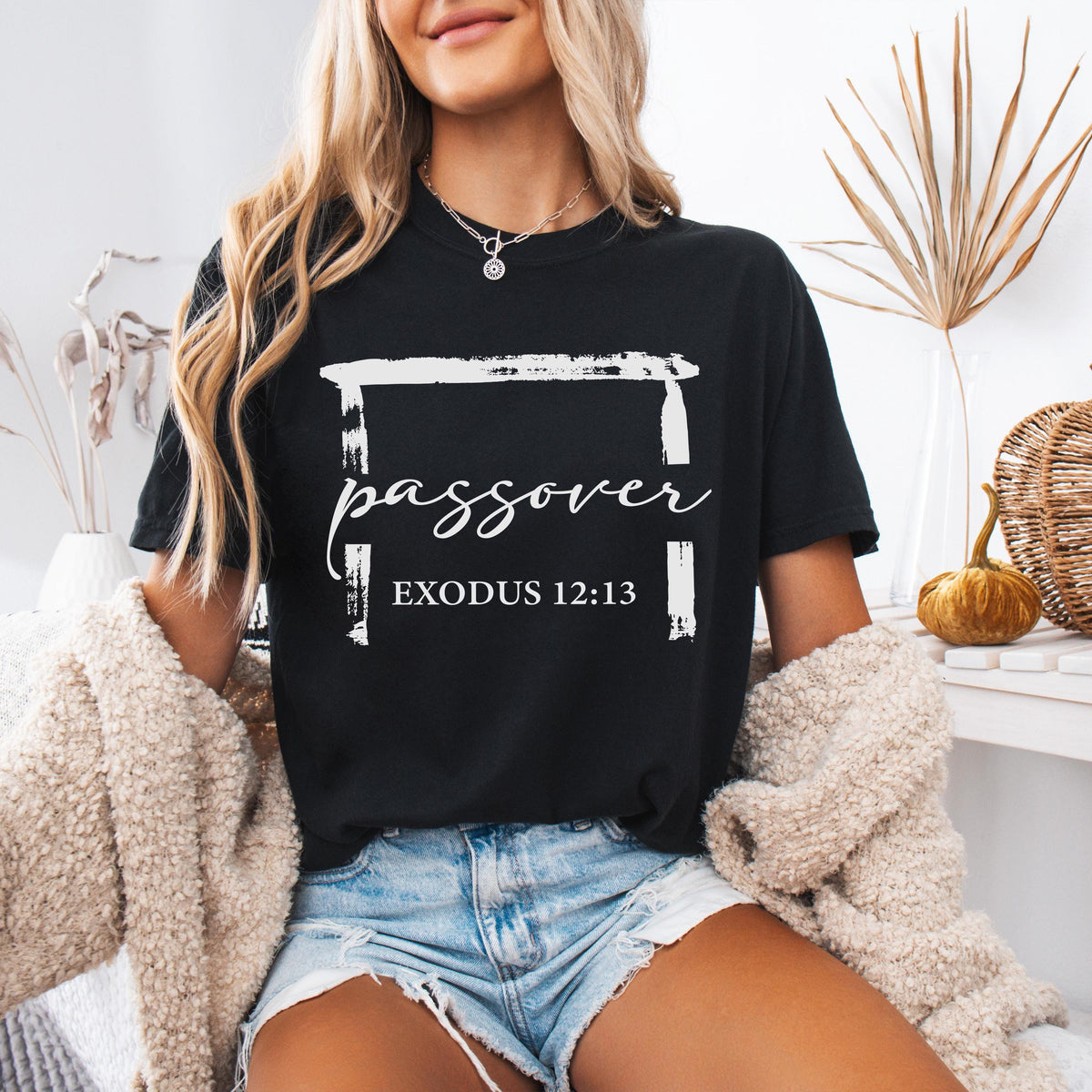 Comfort Colors® Passover Exodus 12:13 Shirt, Passover Pesach Gift Tee