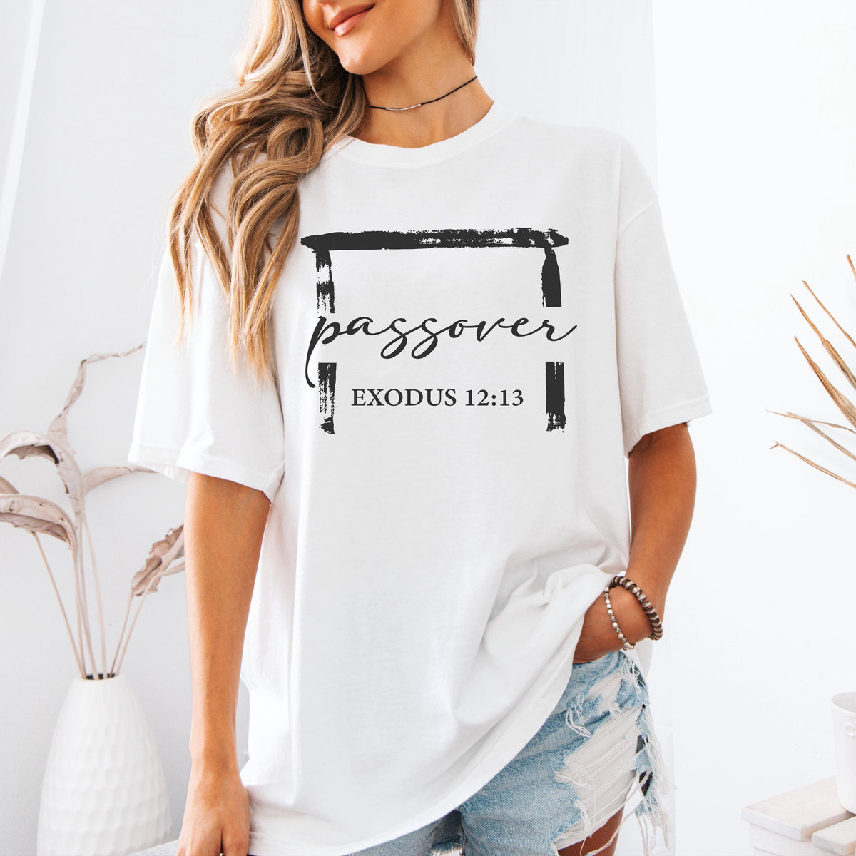 Comfort Colors® Passover Exodus 12:13 Shirt, Passover Pesach Gift Tee