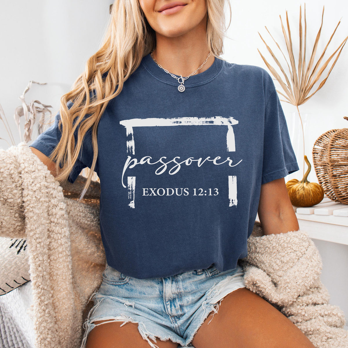 Comfort Colors® Passover Exodus 12:13 Shirt, Passover Pesach Gift Tee