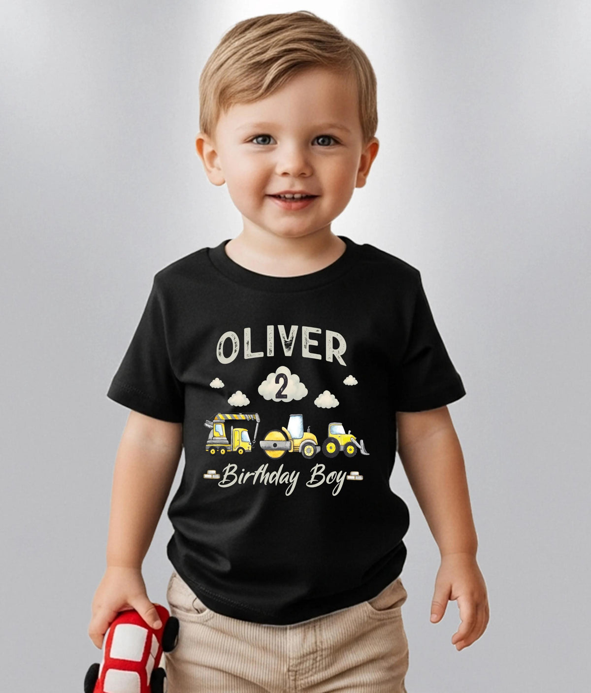 Birthday Truck Shirt, Custom Birthday Party T-Shirt, Birthday Boy Gift Tee