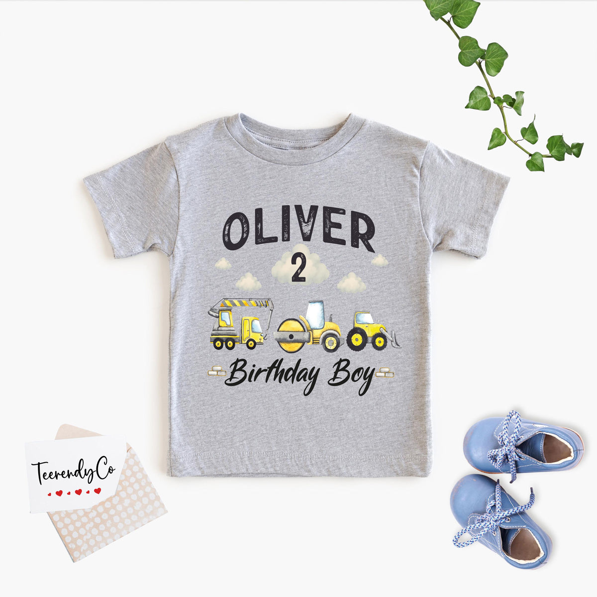 Birthday Truck Shirt, Custom Birthday Party T-Shirt, Birthday Boy Gift Tee