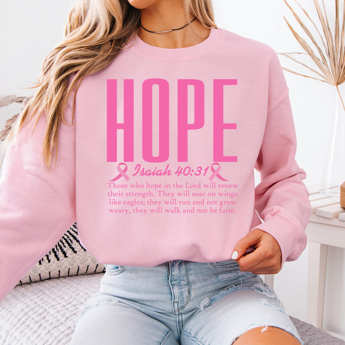 Hope T-shirt, Christian Breast Cancer Shirt, Cancer Awareness Gift