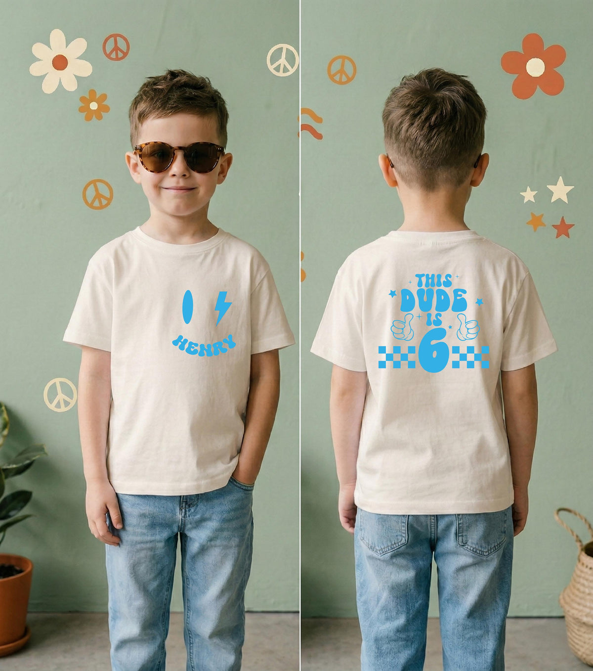 Personalized Groovy Birthday Shirt, Custom Birthday Boy Tee, Birthday Party Kids Gift