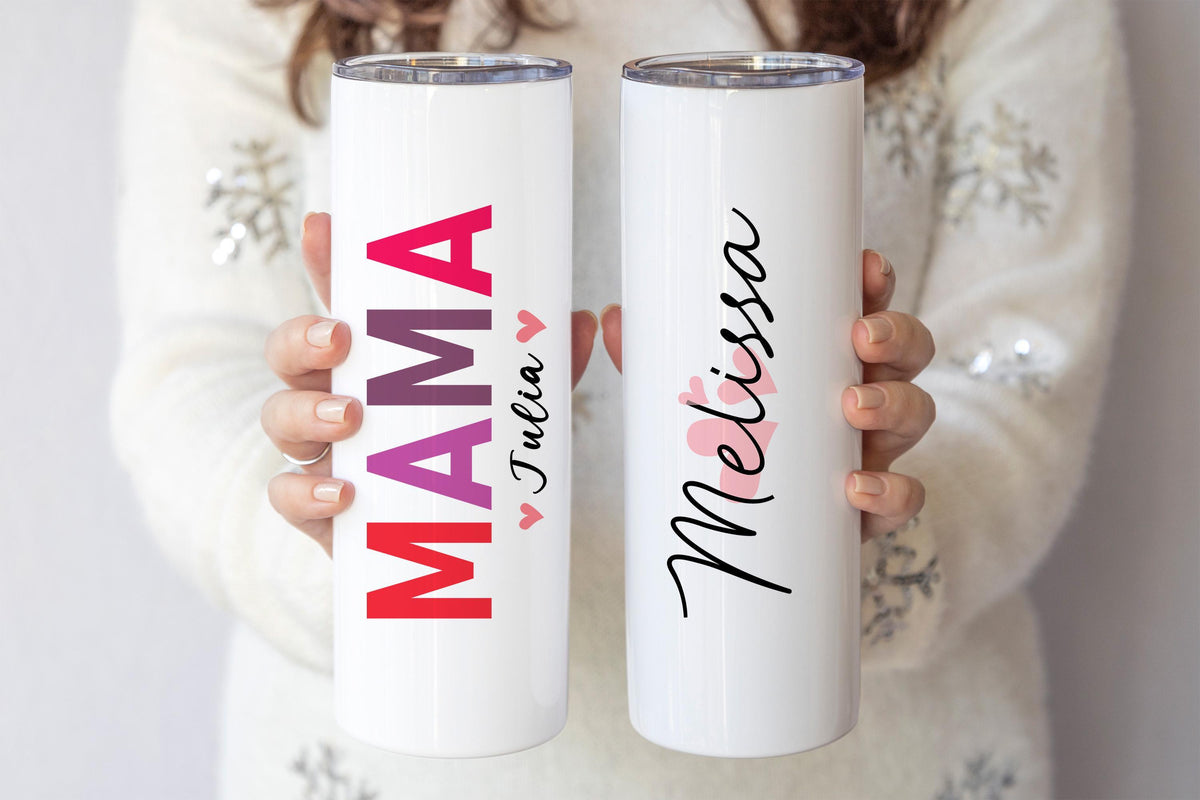 Personalized Mama Tumbler, Custom Mama Cup with Straw, Personalized Mother’s Day Gift