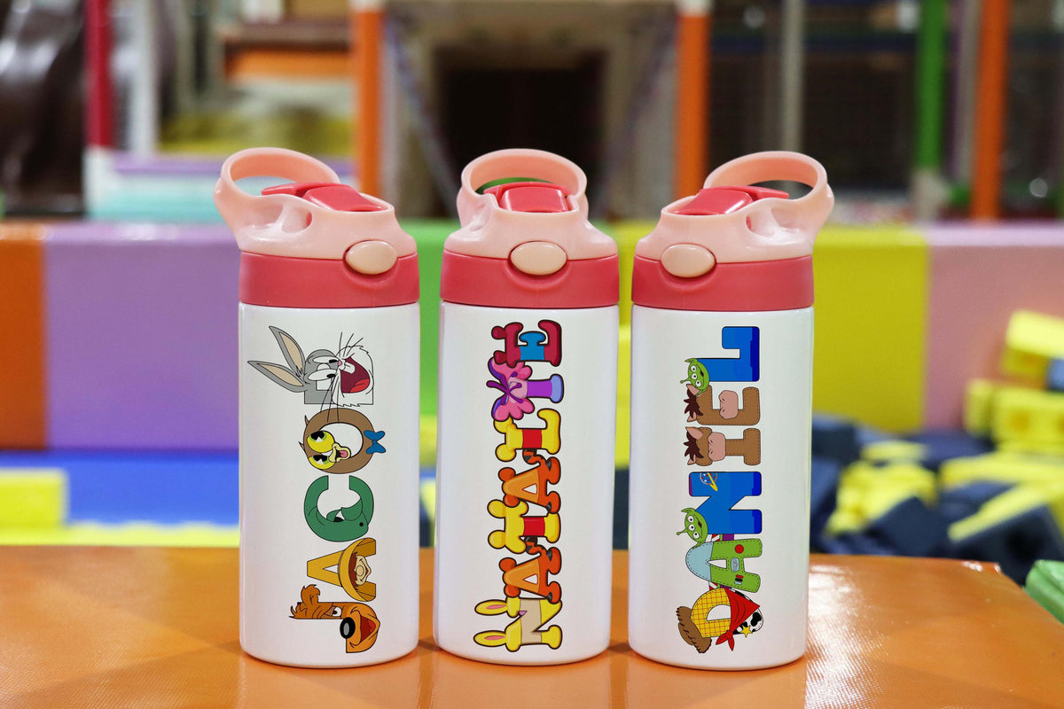Personalized Kids Tumbler, Customized Steel Water Bottles, Fun Cups for Kids
