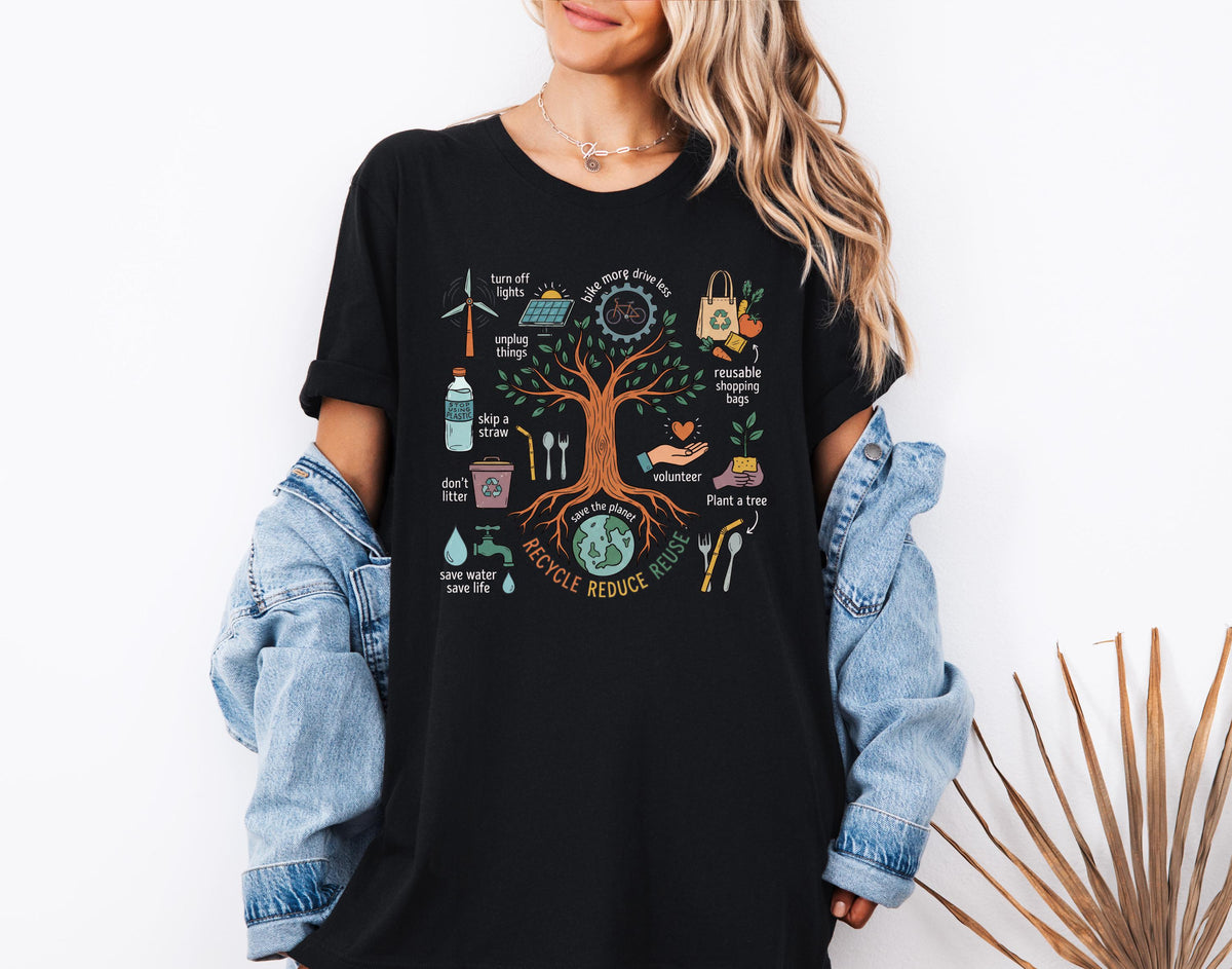 Earth Day Tree Graphic Shirt