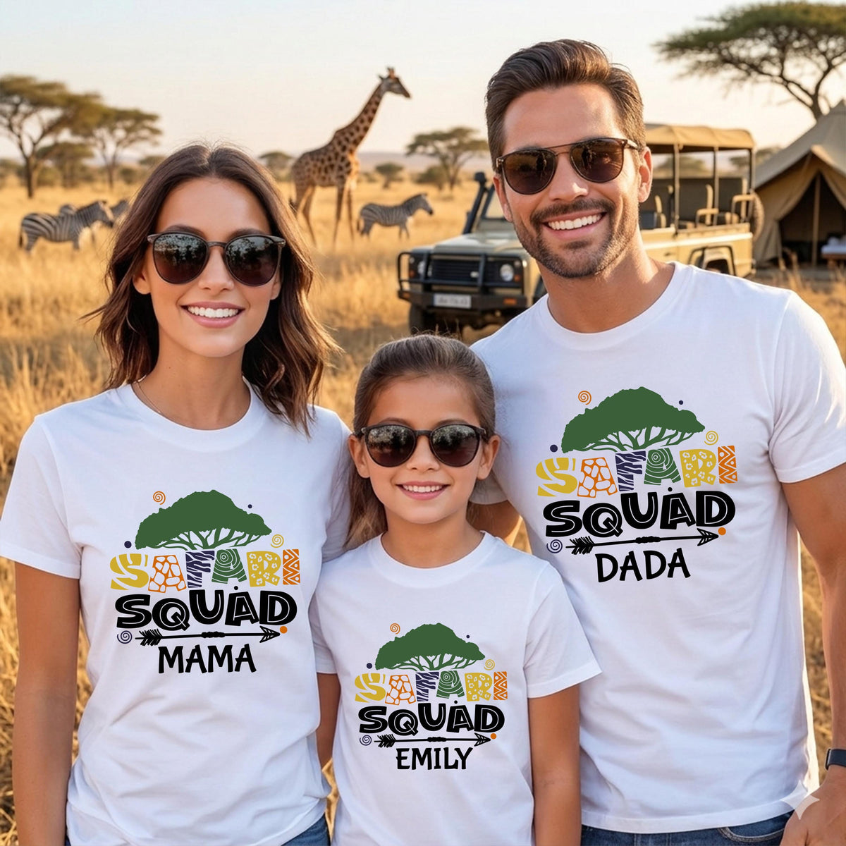 Personalized Safari Squad Family Shirt