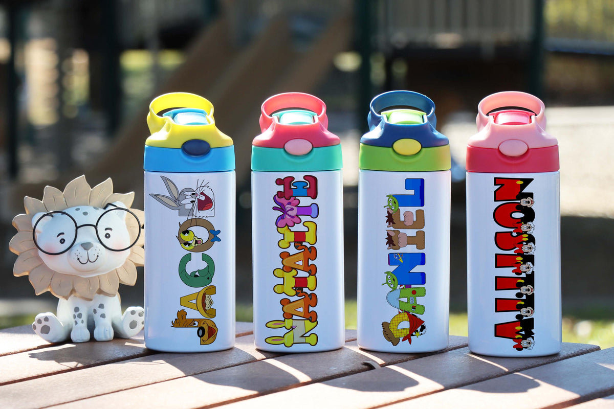 Personalized Kids Tumbler, Customized Steel Water Bottles, Fun Cups for Kids