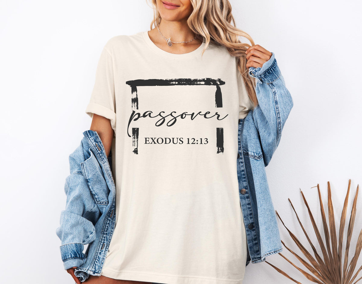 Passover Shirt, Exodus 12:13 T-Shirt, Passover Pesach Gift Tee