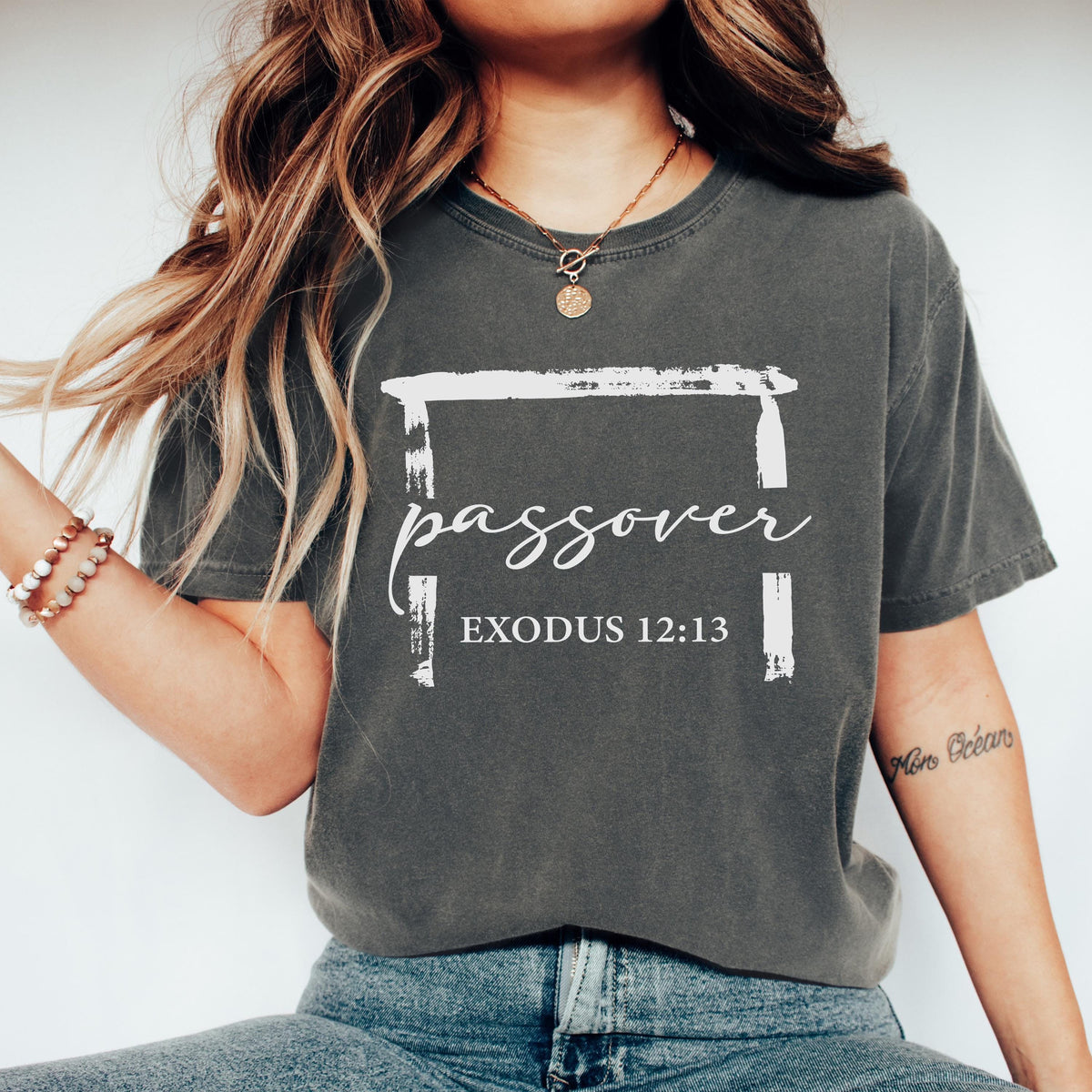 Comfort Colors® Passover Exodus 12:13 Shirt, Passover Pesach Gift Tee