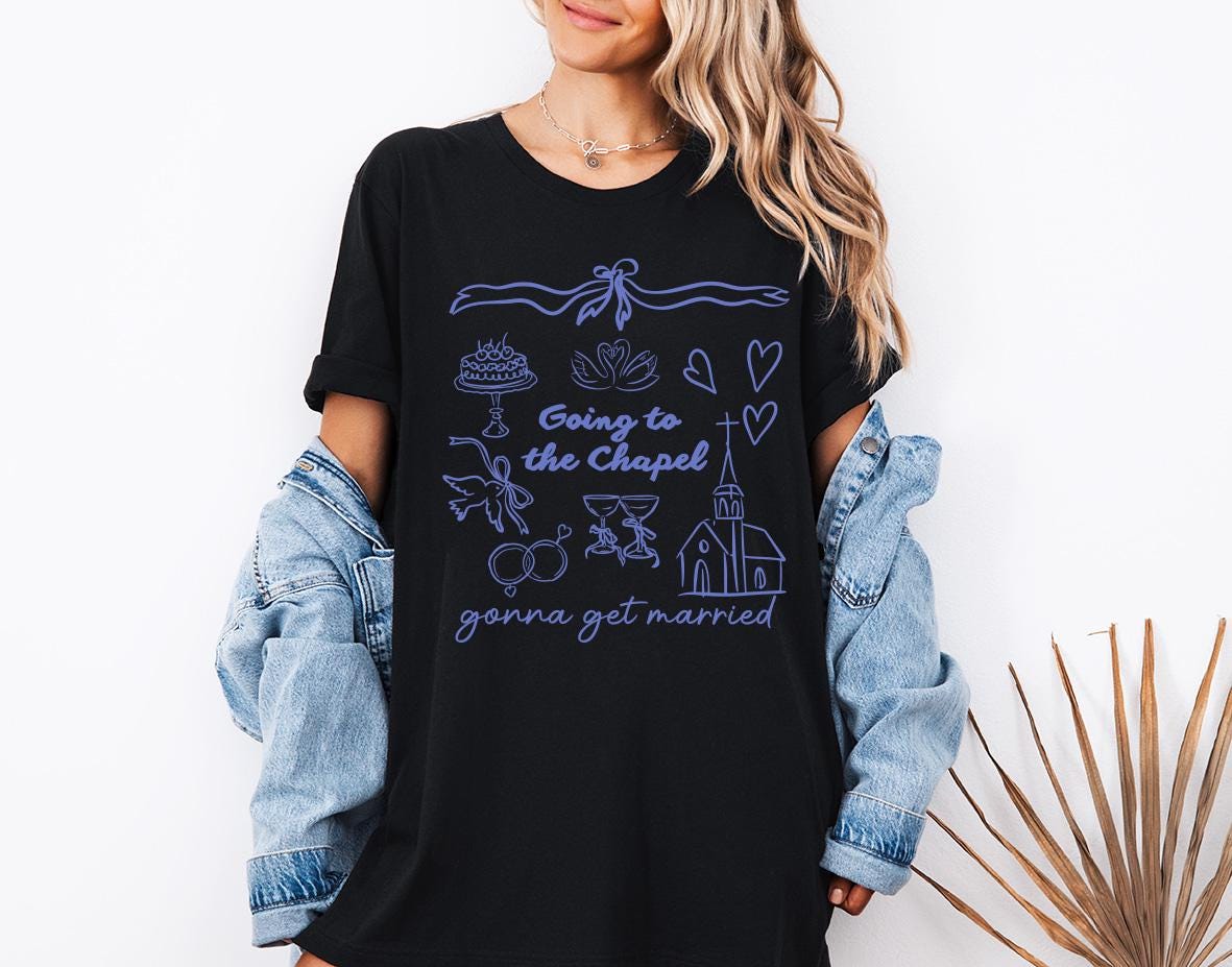 Bachelorette Party T-Shirt, Going to the Chapel Shirt, Bridal Party Gift Tee