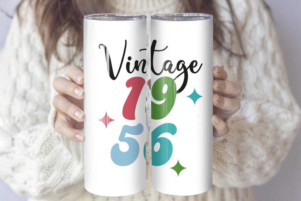 Personalized Birthday Tumbler With Straw, Funny Milestone Age Insulated Cup