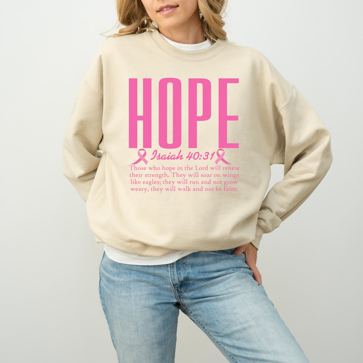 Hope T-shirt, Christian Breast Cancer Shirt, Cancer Awareness Gift