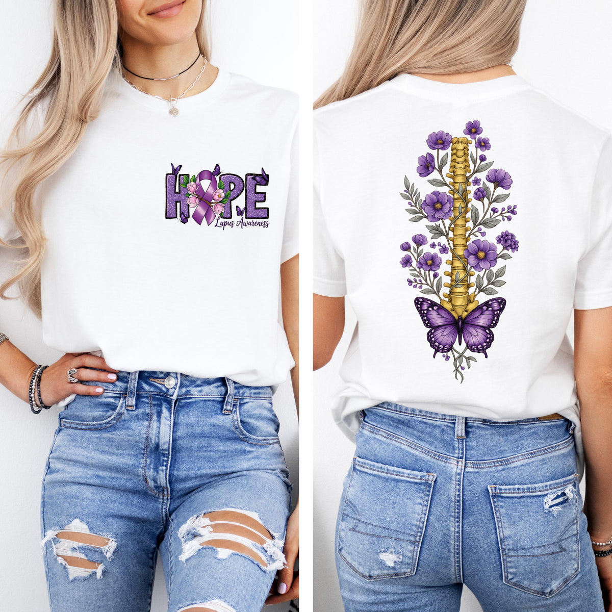 Hope Lupus Awareness T-shirt,  Lupus Support Shirt, Lupus Warrior Gift Tee