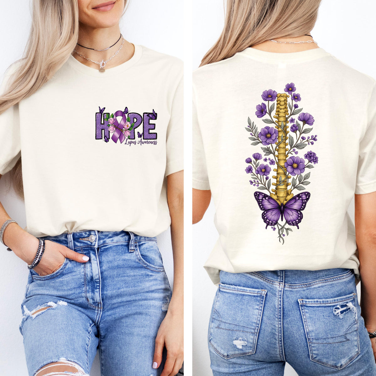 Hope Lupus Awareness T-shirt,  Lupus Support Shirt, Lupus Warrior Gift Tee
