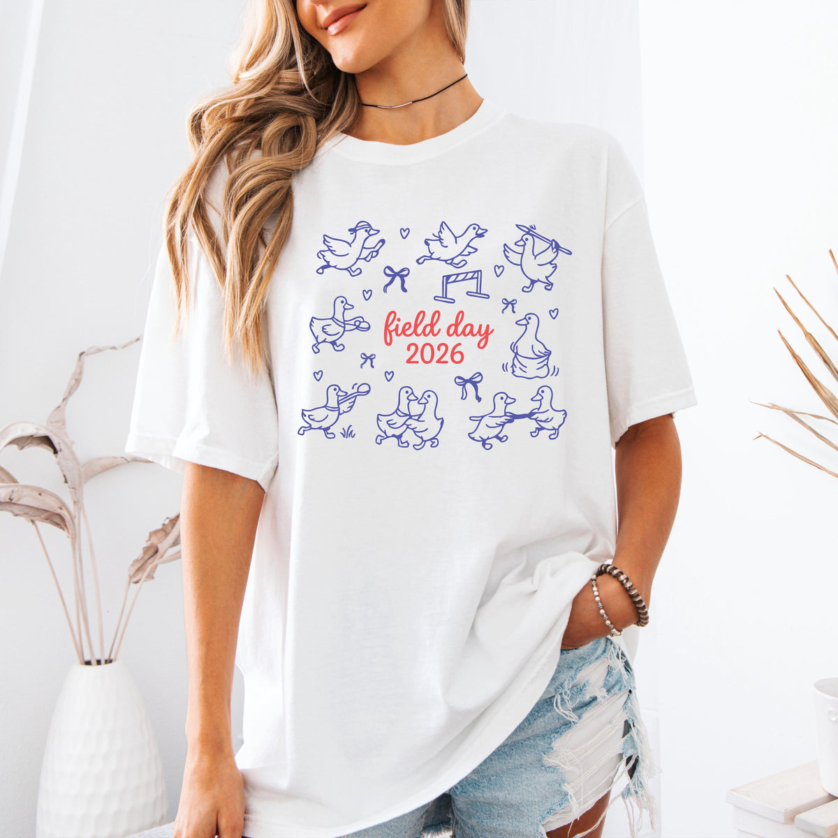 Comfort Colors® Field Day 2026 Shirt, Happy Field Day Goose T-shirt, Teacher Field Day Tee